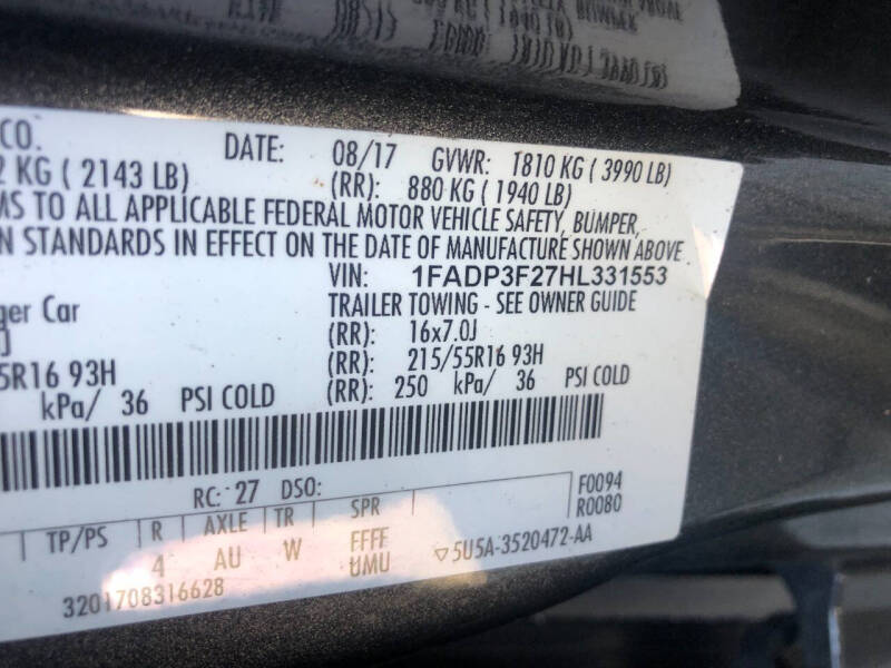 2017 Ford Focus SE