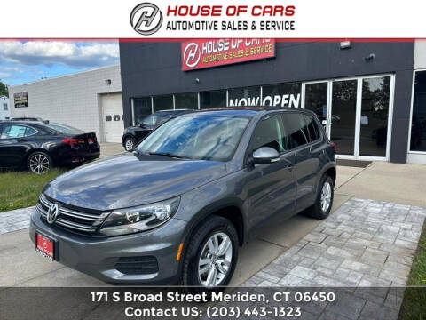 2013 Volkswagen Tiguan for sale at HOUSE OF CARS CT in Meriden CT