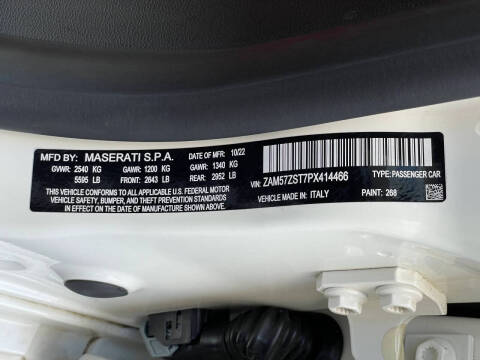 2023 Maserati Ghibli Trofeo