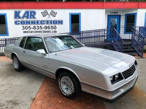 1987 Chevrolet Monte Carlo for sale at Kar Connection in Miami FL