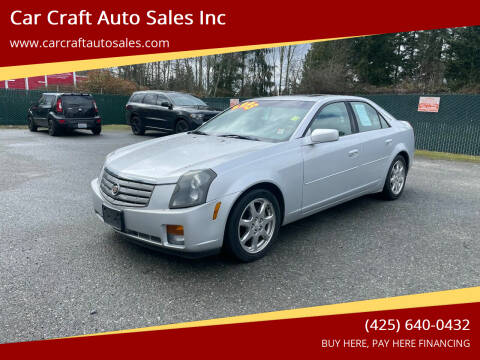 2003 Cadillac CTS for sale at Car Craft Auto Sales Inc in Lynnwood WA
