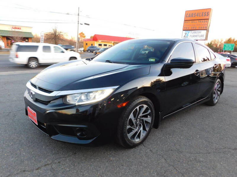 2016 Honda Civic for sale at Cars 4 Less in Manassas VA