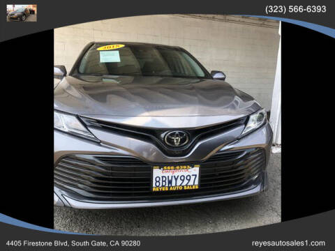 2018 Toyota Camry for sale at REYES AUTO SALES in South Gate CA