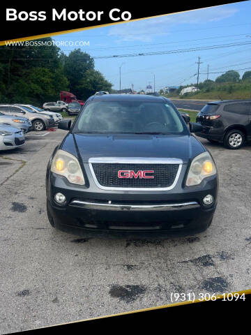 2011 GMC Acadia for sale at Boss Motor Co in Hohenwald TN