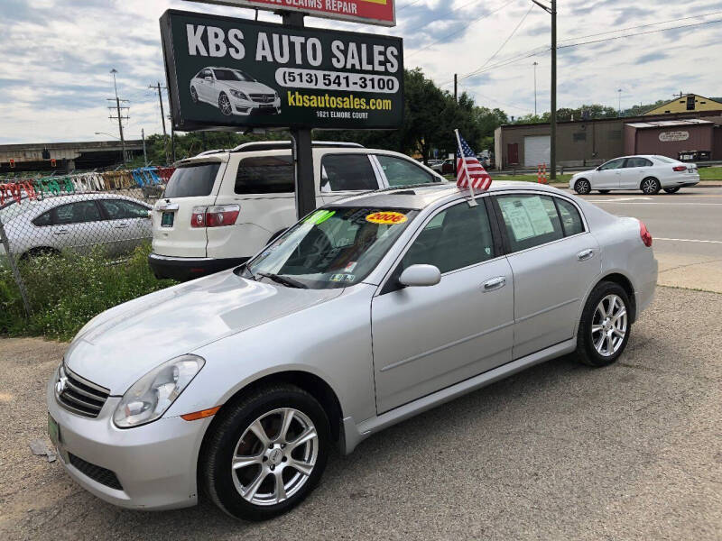 2006 Infiniti G35 for sale at KBS Auto Sales in Cincinnati OH