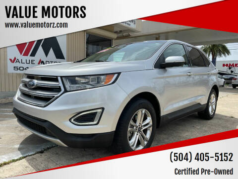 2015 Ford Edge for sale at VALUE MOTORS in Kenner LA