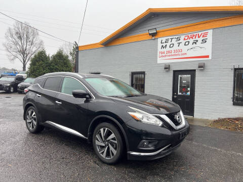 2016 Nissan Murano for sale at Let's Drive Motors in Charlotte NC