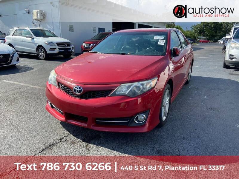 2014 Toyota Camry for sale at AUTOSHOW SALES & SERVICE in Plantation FL