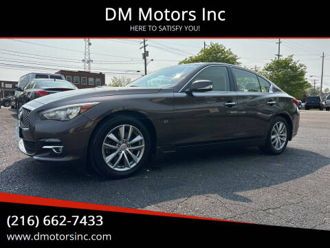 2014 Infiniti Q50 for sale at DM Motors Inc in Maple Heights OH