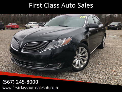 2013 Lincoln MKS for sale at First Class Auto Sales MI in Erie MI