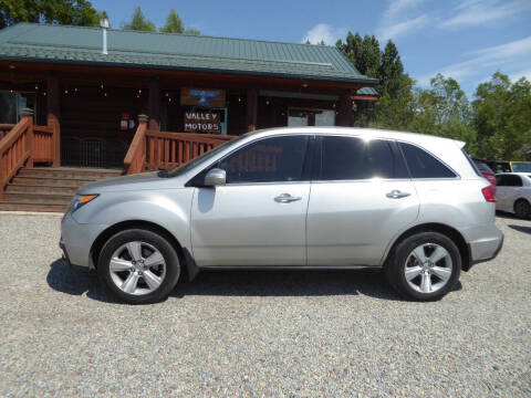 2011 Acura MDX for sale at VALLEY MOTORS in Kalispell MT
