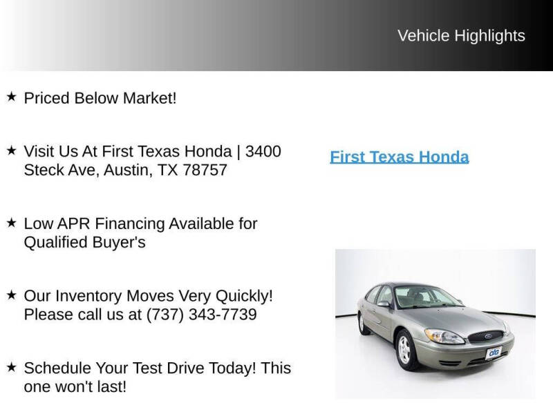 2004 Ford Taurus SES