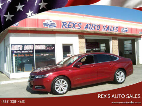 2018 Chevrolet Impala for sale at Rex's Auto Sales in Junction City KS