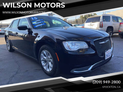 2015 Chrysler 300 for sale at WILSON MOTORS in Stockton CA