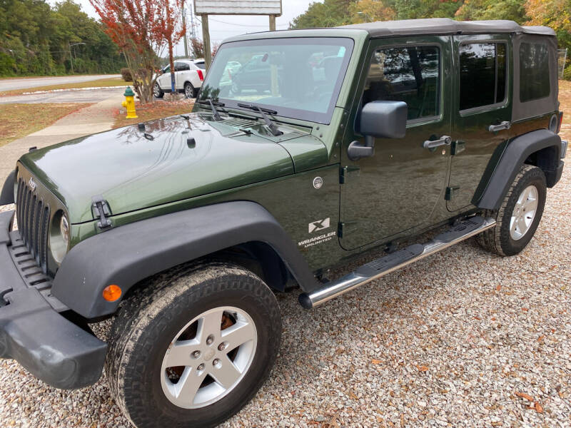2008 Jeep Wrangler Unlimited for sale at TOP OF THE LINE AUTO SALES in Fayetteville NC