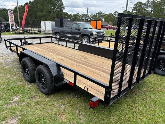 2025 J&E 7x16TA Utility Trailer for sale at Cross Resurrection Golf Carts and Trailers in Rincon, GA