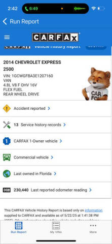 2014 Chevrolet Express 2500