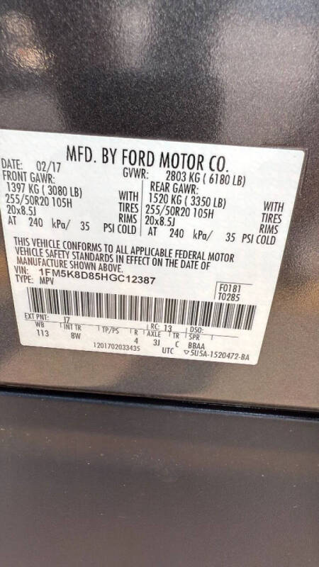 2017 Ford Explorer XLT