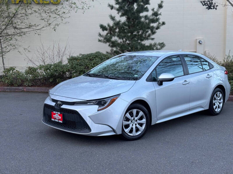 Used 2021 Toyota Corolla LE with VIN 5YFEPMAE9MP189164 for sale in Everett, WA