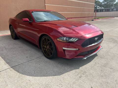 2018 Ford Mustang for sale at ALL STAR MOTORS INC in Houston TX