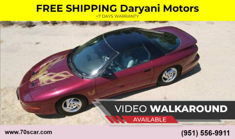 1994 Pontiac Firebird for sale at FREE SHIPPING  Daryani Motors in Riverside CA