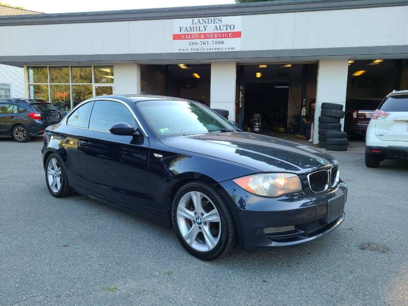 2008 BMW 1 Series for sale at Landes Family Auto Sales in Attleboro MA