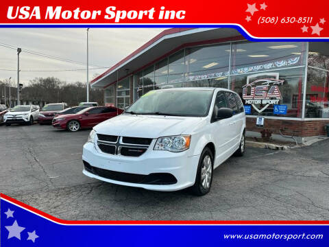 2017 Dodge Grand Caravan for sale at USA Motor Sport inc in Marlborough MA
