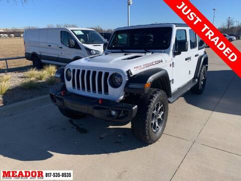 2019 Jeep Wrangler Unlimited for sale at Meador Dodge Chrysler Jeep RAM in Fort Worth TX