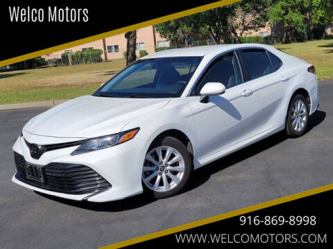 2018 Toyota Camry for sale at Welco Motors in Rancho Cordova CA