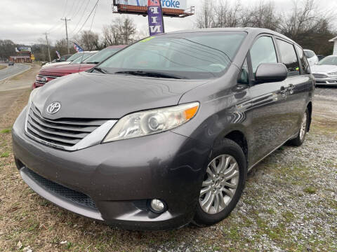 2011 Toyota Sienna for sale at Topline Auto Brokers in Rossville GA