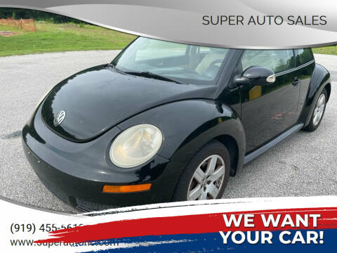 2007 Volkswagen New Beetle for sale at Super Auto in Fuquay Varina NC