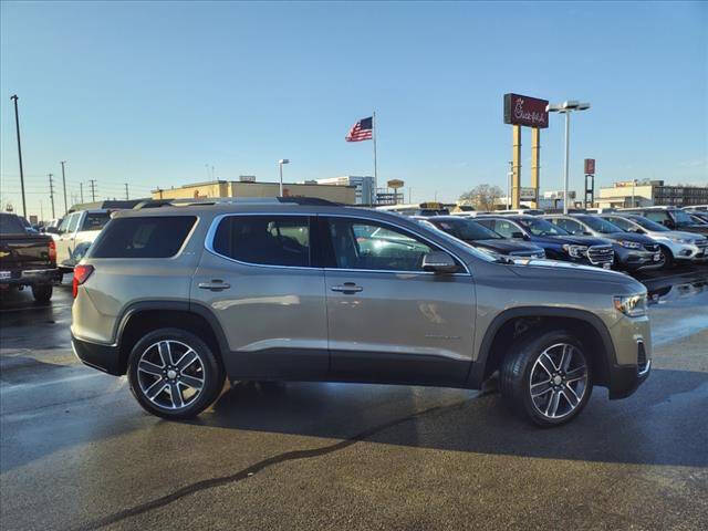 Used 2022 GMC Acadia SLT with VIN 1GKKNMLS6NZ103056 for sale in Bourbonnais, IL