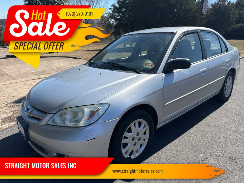 2005 Honda Civic for sale at STRAIGHT MOTOR SALES INC in Paterson NJ