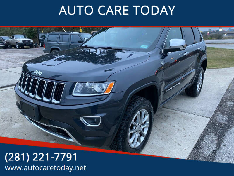 2014 Jeep Grand Cherokee for sale at AUTO CARE TODAY in Spring TX