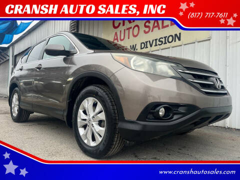 2012 Honda CR-V for sale at CRANSH AUTO SALES, INC in Arlington TX