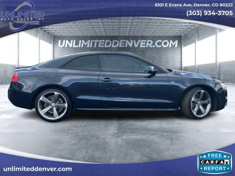 2015 Audi A5 for sale at Unlimited Auto Sales in Denver CO