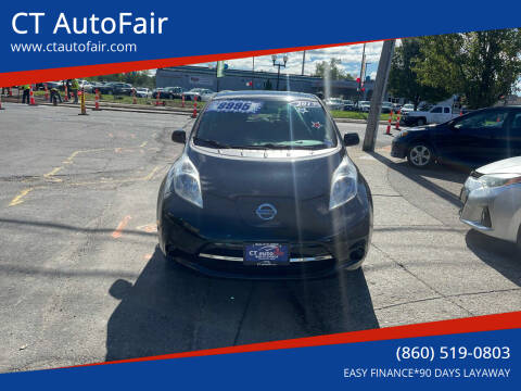 2013 Nissan LEAF for sale at CT AutoFair in West Hartford CT