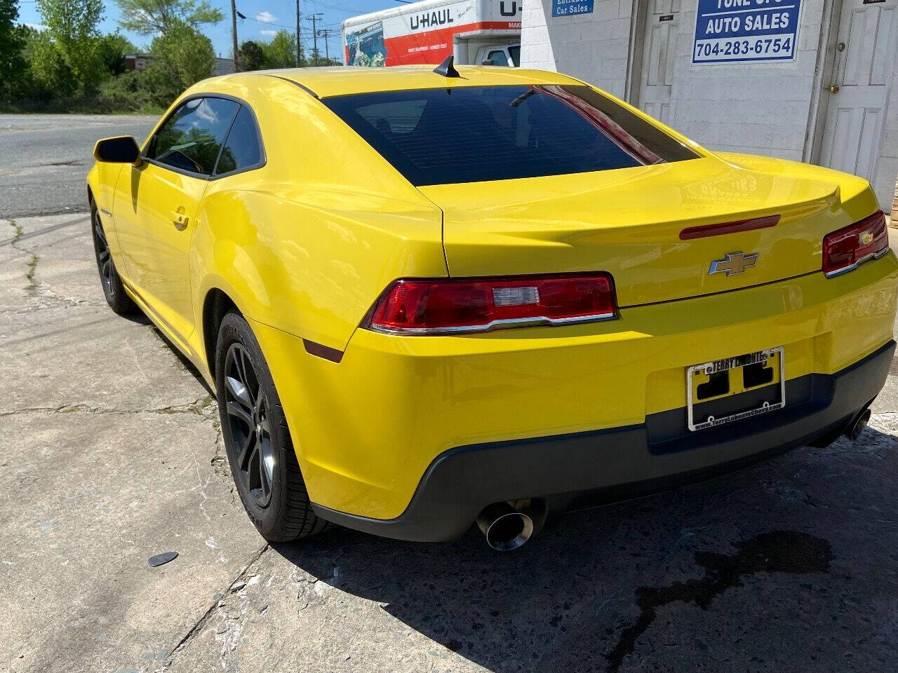 Yellow 2015 Chevrolet Camaro LS LS 2dr Coupe w/2LS 2