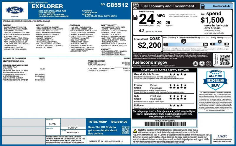 2025 Ford Explorer Active