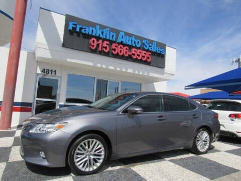 2013 Lexus ES 350 for sale at Franklin Auto Sales in El Paso TX