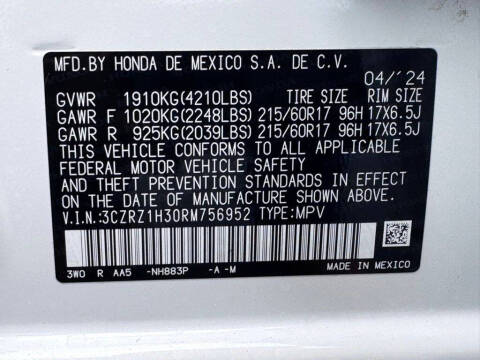 2024 Honda HR-V LX