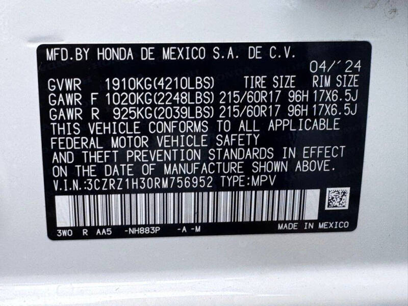 2024 Honda HR-V LX