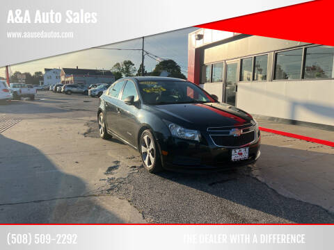 2012 Chevrolet Cruze for sale at A&A Auto Sales in Fairhaven MA