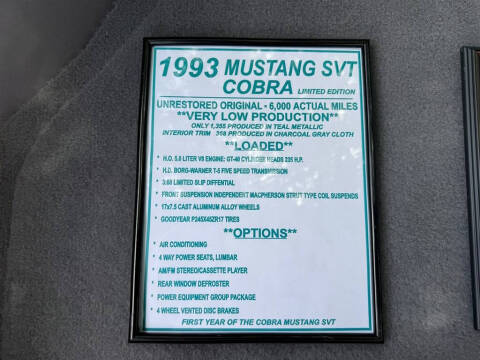 1993 Ford Mustang SVT Cobra