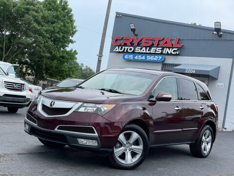 2011 Acura MDX for sale at Crystal Auto Sales Inc in Nashville TN