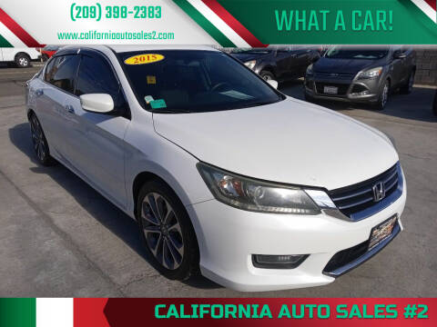 2015 Honda Accord for sale at CALIFORNIA AUTO SALES #2 in Livingston CA