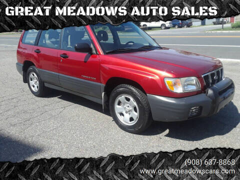 2001 Subaru Forester for sale at GREAT MEADOWS AUTO SALES in Great Meadows NJ