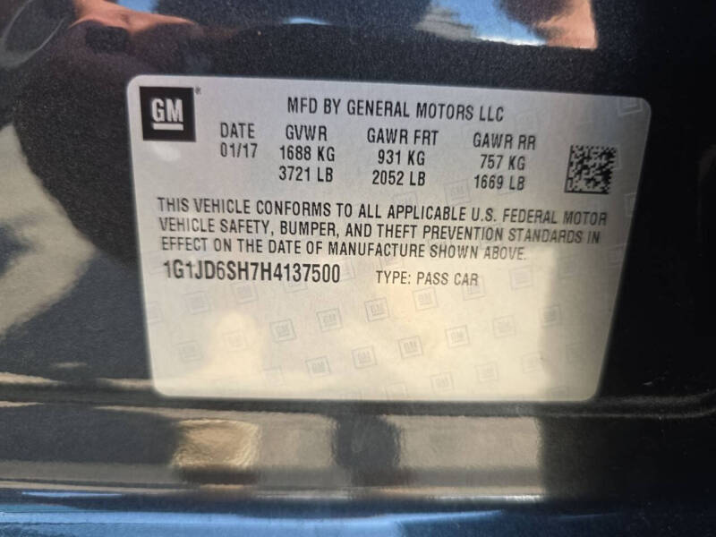 2017 Chevrolet Sonic LT Auto