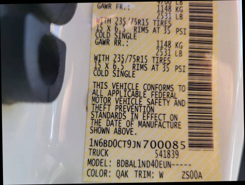 2018 Nissan Frontier