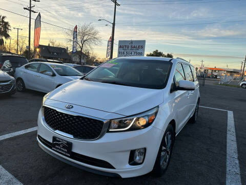 2015 Kia Sedona for sale at A1 Auto Sales in Sacramento CA